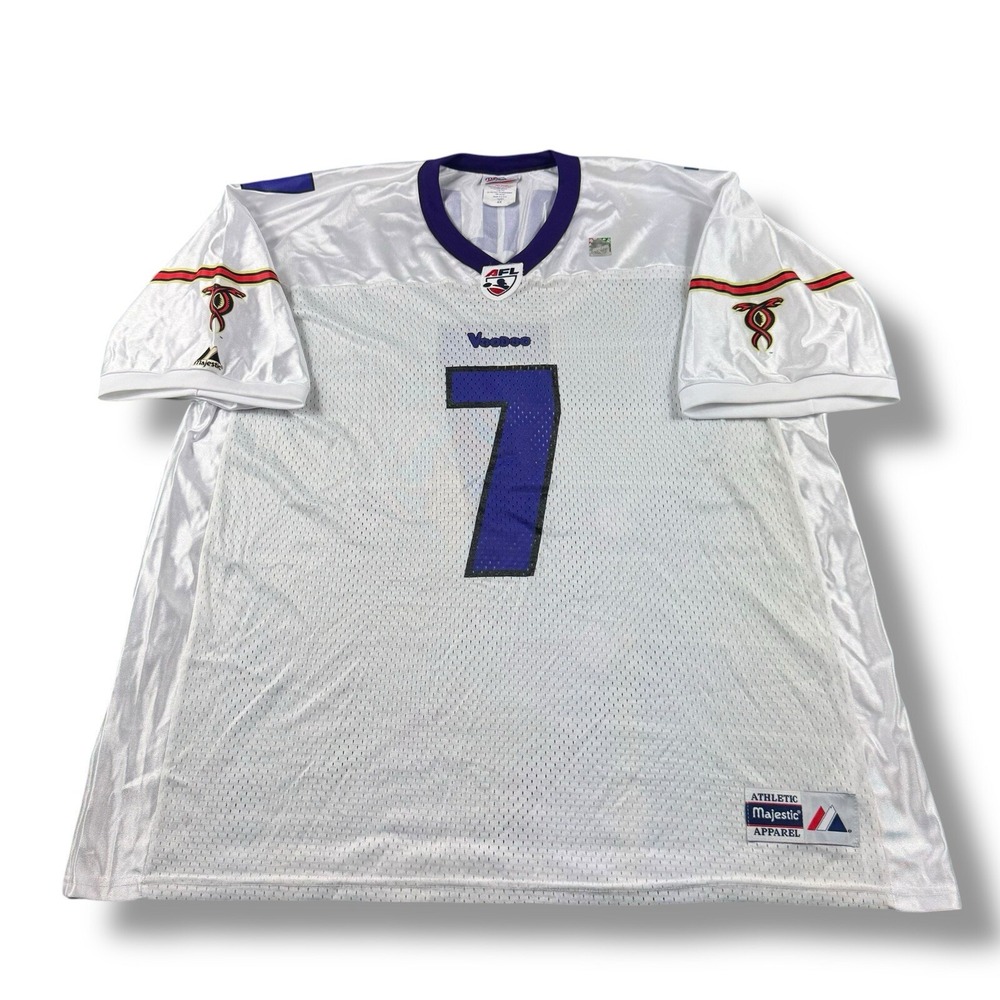 VTG Majestic AFL New Orleans Voodoo #7 Aaron Bailey Jersey NWOT Mens 3XL USA